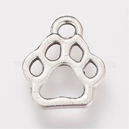 Tibetan Style Alloy Charms TIBE-S306-10AS-RS-1