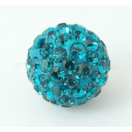 Perles de boule pavé disco  RB-H258-8MM-229-1