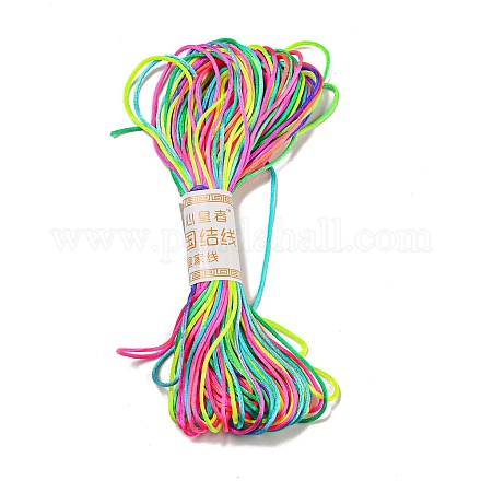 ポリエステル刺繍糸  クロスステッチの糸  カラフル  1.5mm  20 M /バンドル OCOR-C005-03A-1