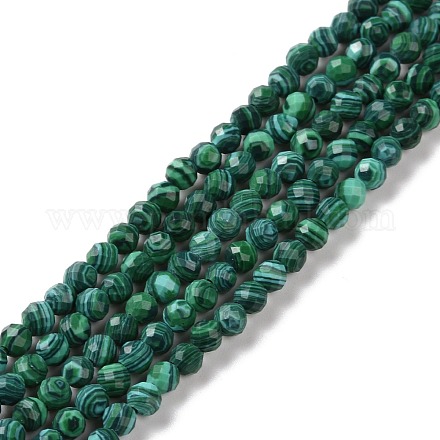 Synthetic Malachite Beads Strands G-H273-01B-1