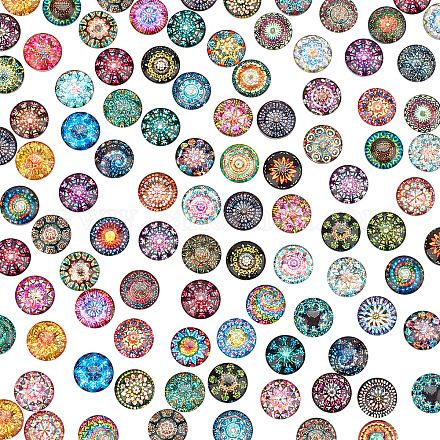 Glas cabochons GLAA-WH0022-64A-1