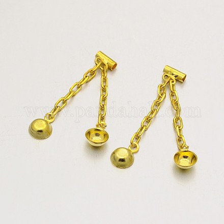 Brass Tassel Pendants KK-O080-01-1