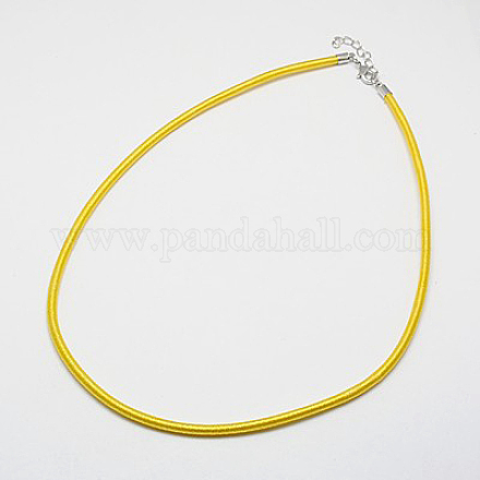 Silk Cord Necklaces Making NFS005-05-1
