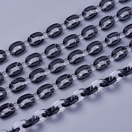 Transparent Acrylic Cable Chains KY-E007-04F-1