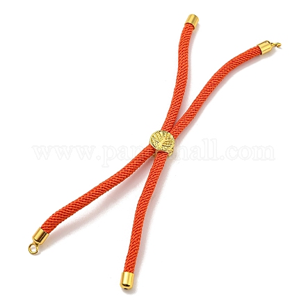 Braccialetti con corde di nylon adatti per ciondoli per connettori AJEW-P116-01G-05-1