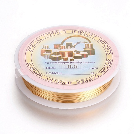 Alambre de cobre redondo para hacer joyas X-CWIR-L004-B-G-1