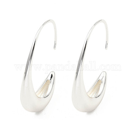 Boucles d'oreilles avec pendentif en laiton EJEW-Q787-01P-1