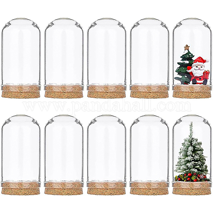 Benecreat 32 paquete 15 ml frascos de vidrio botellas decoración de botellas con tapones de corcho para regalos de fiesta AJEW-BC0003-06-1