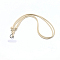 Leather Mobile Straps, with Alloy Clasp, Beige, 900~915x6mm