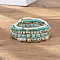Bohemian Vacation Style Glass Beaded Stackable Stretch Bracelets Set for Women
