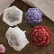 DIY Silicone Holder Molds, Candlesticks Molds, Flower, 54x49x28mm