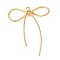 Brass Pendants, Bowknot, Real 18K Gold Plated, 45.5x35.5x5mm, Hole: 2mm