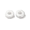 Brass Beads, Cadmium Free & Lead Free, Round, Silver, 6x2mm, Hole: 2.5mm