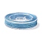 Nylon Braided Cord, Chinese Knotting Cord for Beading Jewelry Making Macrame Craft, Sky Blue, 0.8mm, about 7.65~9.84 yards(7~9m)/roll