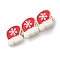 Christmas Theme Resin Alligator Hair Clips, with Iron Chips, for Girls, Christmas Socking, 21x57x15mm