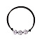 Black, show in picture 1Woven bracelet, Basketball, Football, and Rugby Beaded Bracelet
