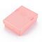 Cardboard Necklaces or Bracelets Boxes, with Sponge Inside, Rectangle, Bowknot Pattern, Pink, 9.1x6.9x3.15cm