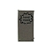 Handmade Microfiber Leather Labels, Rectangle, Garland, Gray, 50x25mm