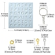 Kits de fabrication de porte-clés bricolage DIY-FS0004-84-4