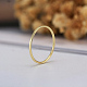 925 простое кольцо из стерлингового серебра RJEW-P099-01A-G-2