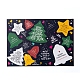 クリスマスハングタグシート  クリスマスハンギングギフトラベル  クリスマスパーティーのベーキングギフト  混合図形  カラフル  25.5x18cm X-DIY-I028-01-1