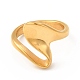 Ионное покрытие (ip) 304 кольцо из нержавеющей стали для мужчин и женщин RJEW-C049-05B-G-2