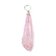 Electroplated Natural Quartz Crystal Dyed Pendants PALLOY-JF02324-07-3