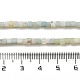 Brins de perles d'amazonite de fleurs naturelles G-B064-A35-5