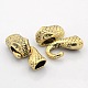 Tibetan Style Alloy S-Hook Clasps and Cord Ends PALLOY-J417-08AG-NF-2