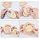 Holz selbstklebende Wabenkombination Medaillenständer ODIS-WH0011-11-3