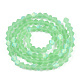Imitano i fili di perle di vetro smerigliato bicono di cristallo austriaco GLAA-F029-TM4mm-A24-2