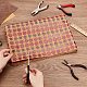Ткань из искусственной кожи с тиснением DIY-WH0043-95B-3