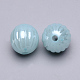 Perles en acrylique plaquées de couleur AB SACR-T337-07-2