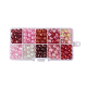 10 Colors Spray Painted Crackle Glass Beads CCG-X0010-01-8mm-5