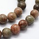 Chapelets de perles en unakite naturelle G-I199-19-10mm-3
