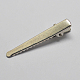 Fornituras de pelo clip de piel de cocodrilo de hierro IFIN-S292-5cm