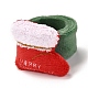 Christmas Slap Bracelets BJEW-B012-06-4