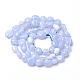 Natürlichen blauen Spitze Achat Perlen Stränge G-Q952-22-6x8-3