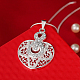 Fashion Tin Alloy Pendant Necklaces NJEW-BB21640-5