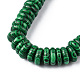 Synthetic Malachite Beads Strands G-F743-06M-4