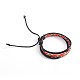 Adjustable Leather Cord Multi-strand Bracelets BJEW-O105-01A-1