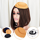 6 Stück 6 Farben Eva-Stoff tropfenförmiger Fascinator-Hutsockel für Modewaren AJEW-FG0003-20-4