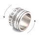 Titanium Steel Spinner Ring RJEW-C019-08P-3