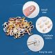 CHGCRAFT 180Pcs 3 Colors Pinch Bails Clasp Metal Clip Pendant Clasps Dangle Charms Connector Bails for Earring Bracelet Necklace Jewelry Making Supplies Craft FIND-CA0004-98-5