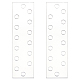 Акриловые карточки-органайзеры для вышивания крестиком/мулине AJEW-WH0368-37-1