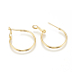 Brass Hoop Earrings KK-S341-84-2