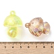 Perline in acrilico trasparente placcato oro OACR-B020-06-3