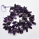 Natural Amethyst Nuggets Beads Strands G-I137-03A-2