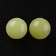 Perles de boules rondes de citron et de citron naturel G-I174-16mm-02-2