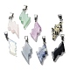 Natural & Synthetic Mixed Gemstone Pendants G-C057-01P-1